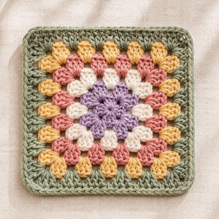 10 in 1 Granny Square Crochet Pattern Bundle