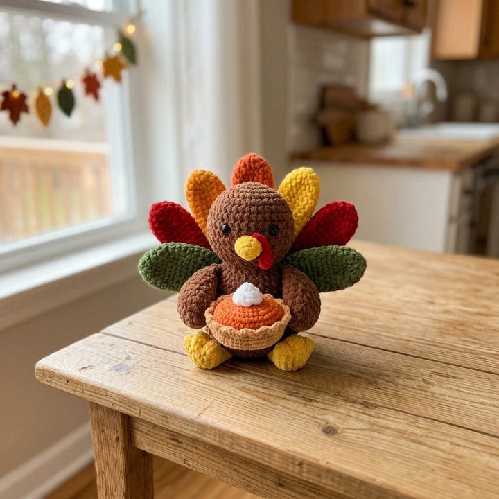 Cute Thanksgiving Turkey Amigurumi Crochet Pattern