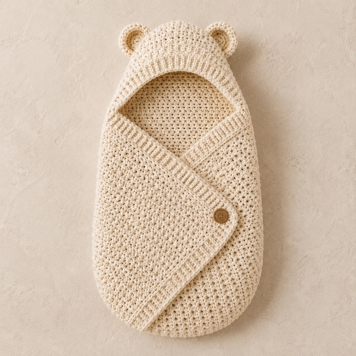 Hooded Bear Cocoon Crochet Pattern