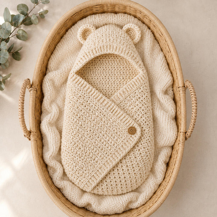 Hooded Bear Cocoon Crochet Pattern