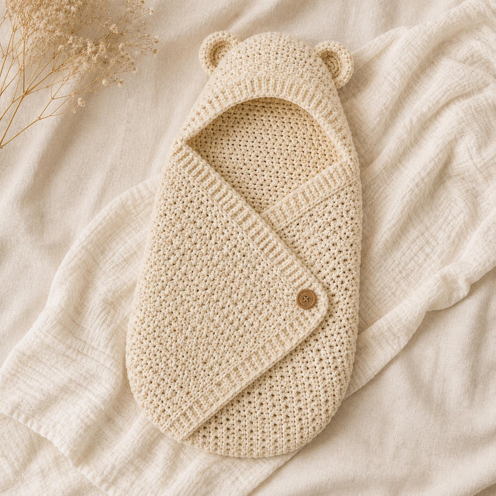 Hooded Bear Cocoon Crochet Pattern