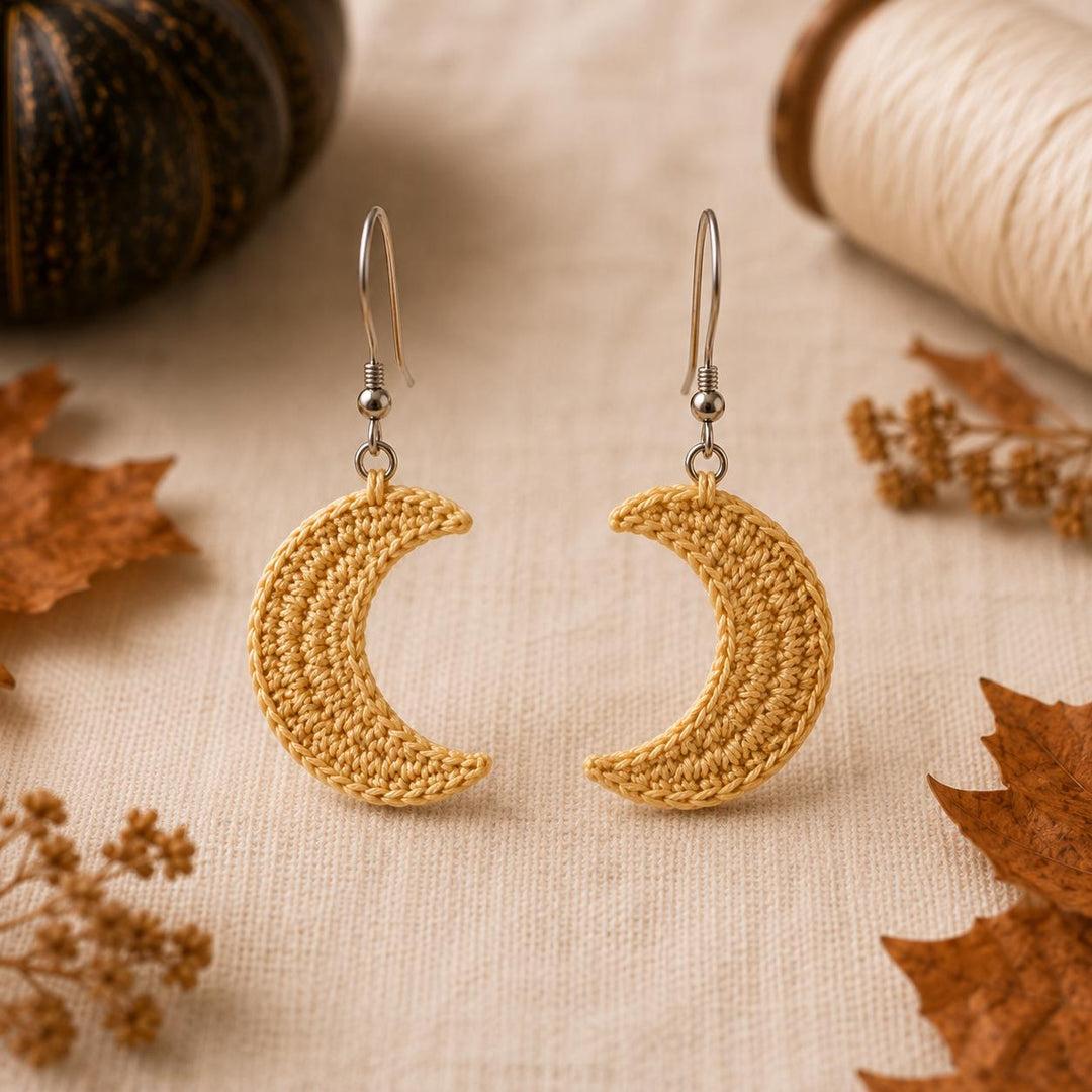 6 in 1 Halloween Earrings Crochet Pattern