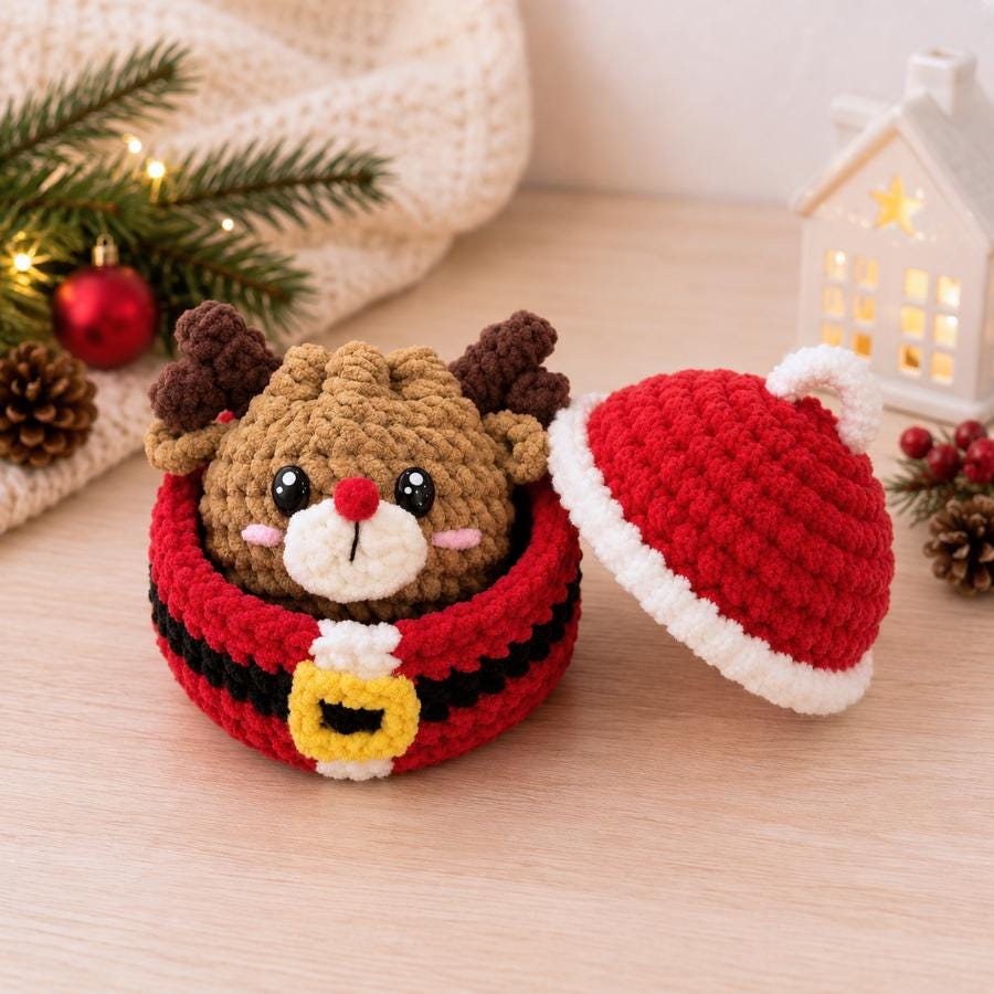 7 in 1 Christmas Dumplings Amigurumi Crochet Pattern