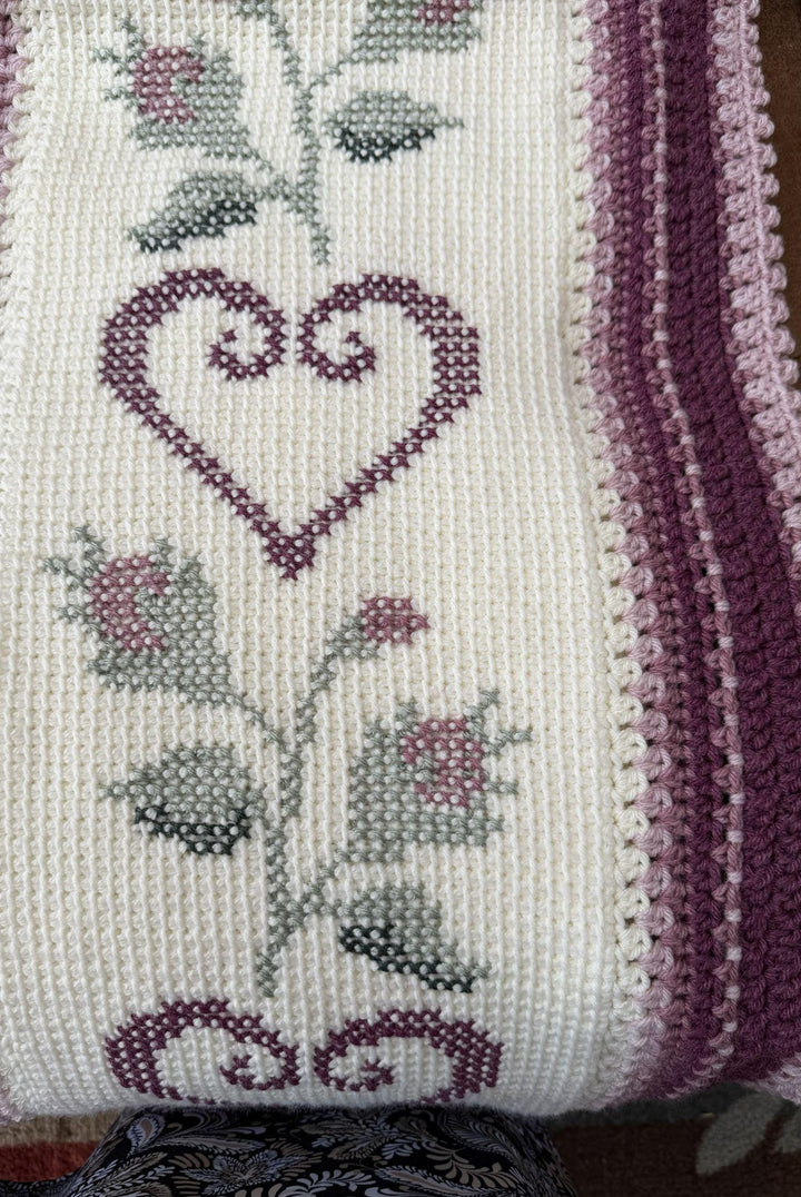 Eternal Love Heirloom Blanket Crochet Pattern