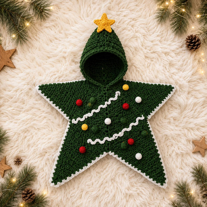 Christmas Tree Baby Cocoon Crochet Pattern