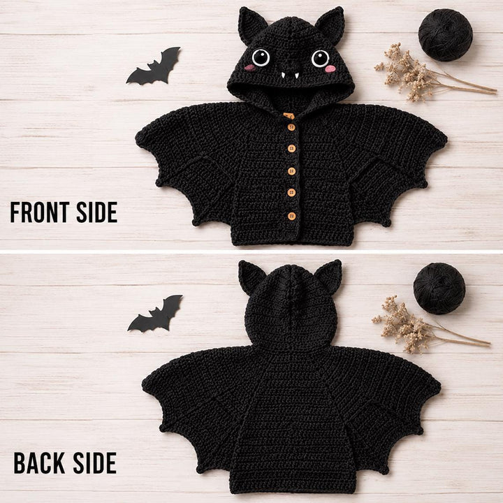 Baby Bat Costume Crochet Pattern