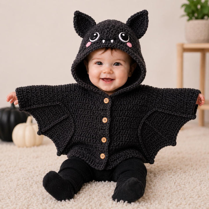 Baby Bat Costume Crochet Pattern