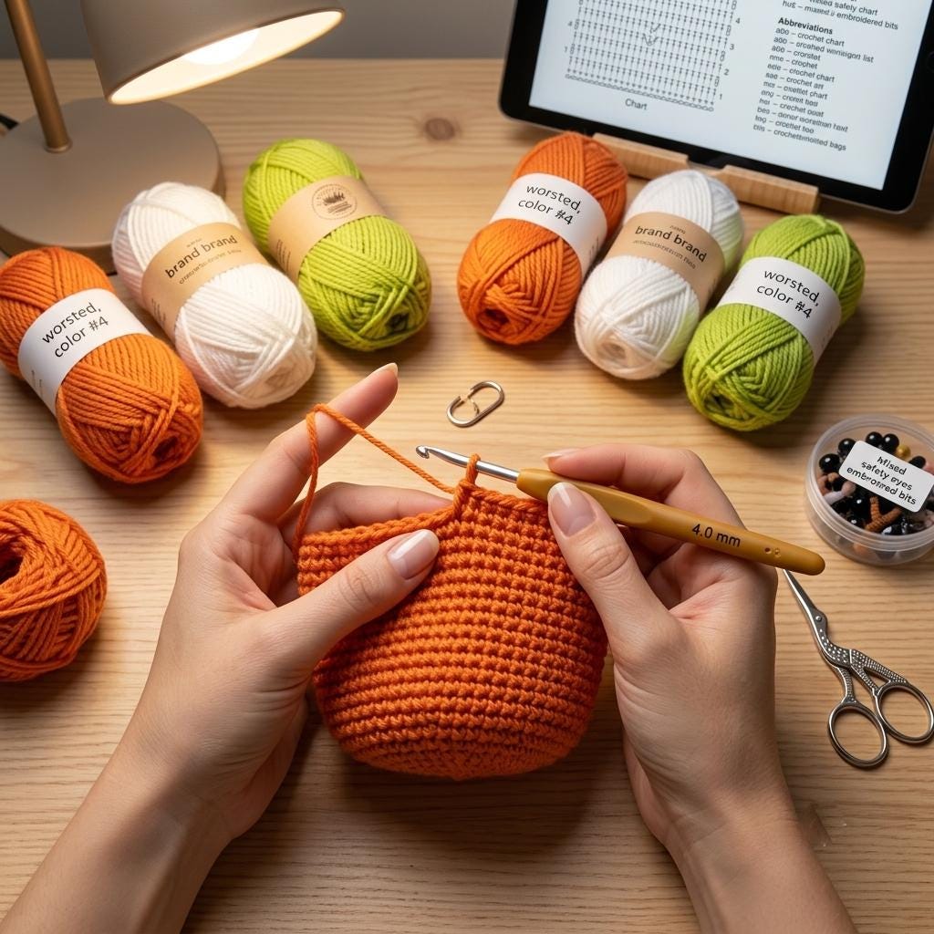 Halloween Treat Bag Crochet Pattern