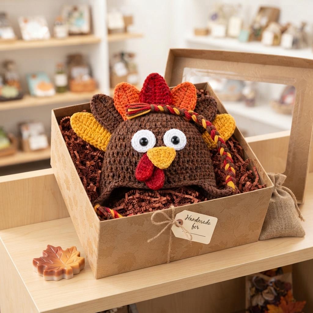 Festive Thanksgiving Turkey Hat Crochet Pattern