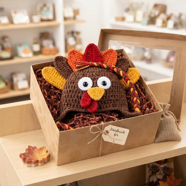 Festive Thanksgiving Turkey Hat Crochet Pattern
