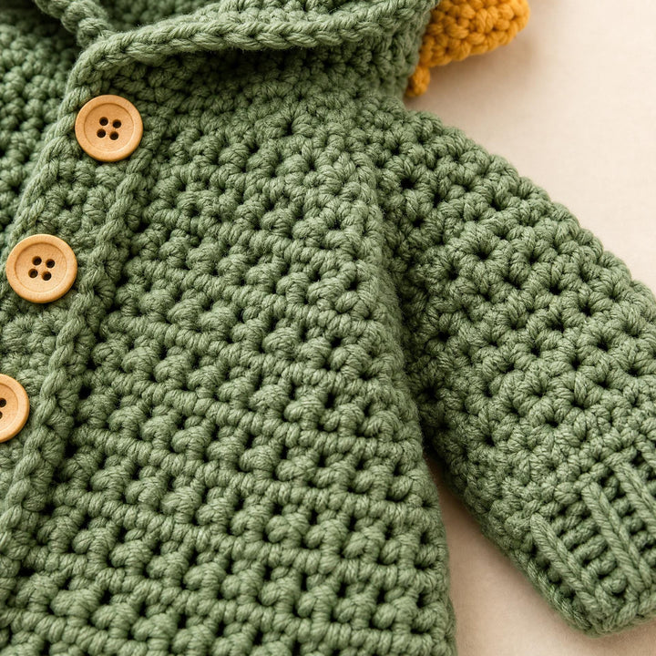 Hooded Dinosaur Romper Crochet Pattern