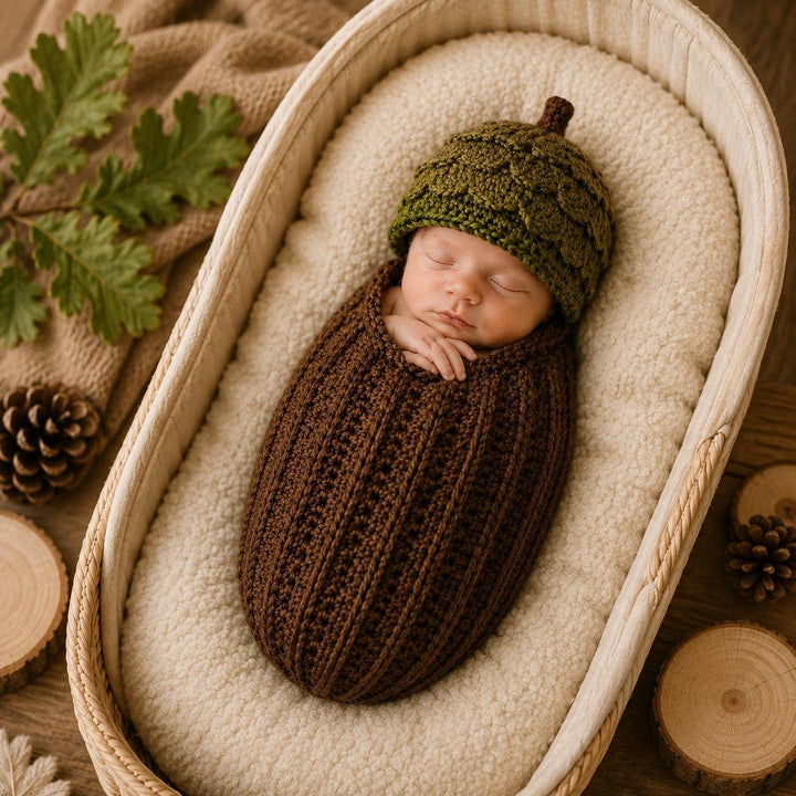 4 in 1 Fall Baby Cocoon Crochet Pattern
