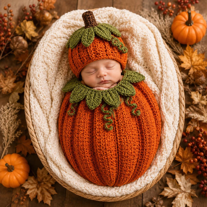 4 in 1 Fall Baby Cocoon Crochet Pattern