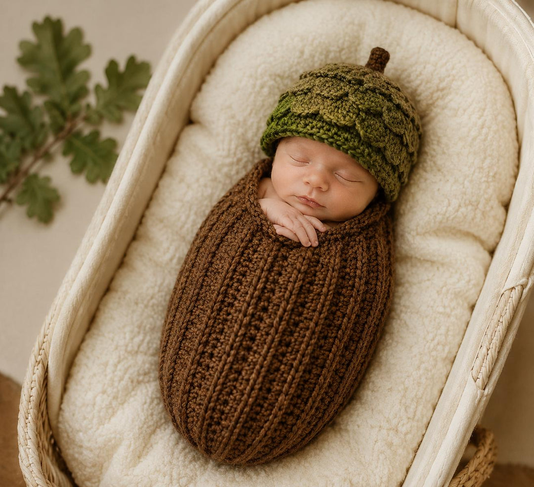 4 in 1 Fall Baby Cocoon Crochet Pattern