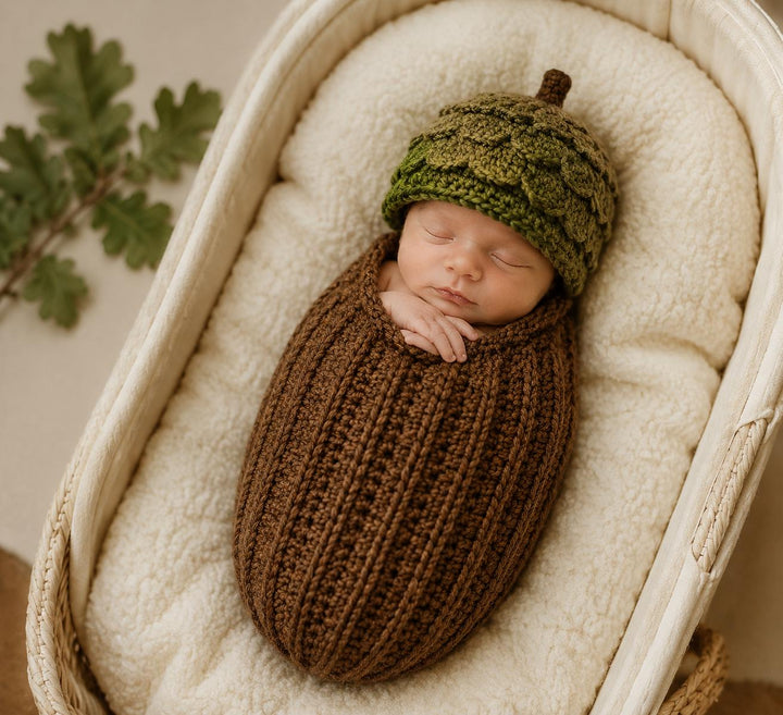 4 in 1 Fall Baby Cocoon Crochet Pattern