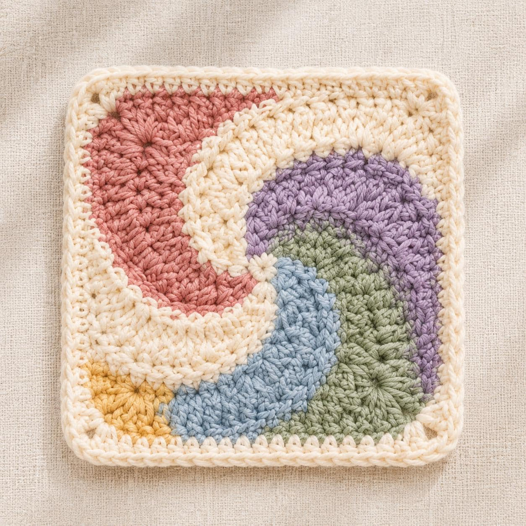 10 in 1 Granny Square Crochet Pattern Bundle