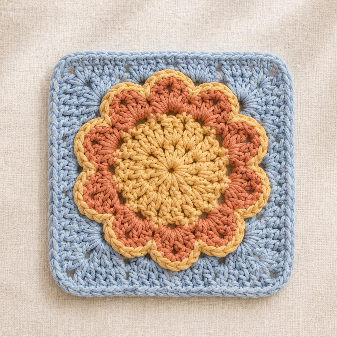 10 in 1 Granny Square Crochet Pattern Bundle