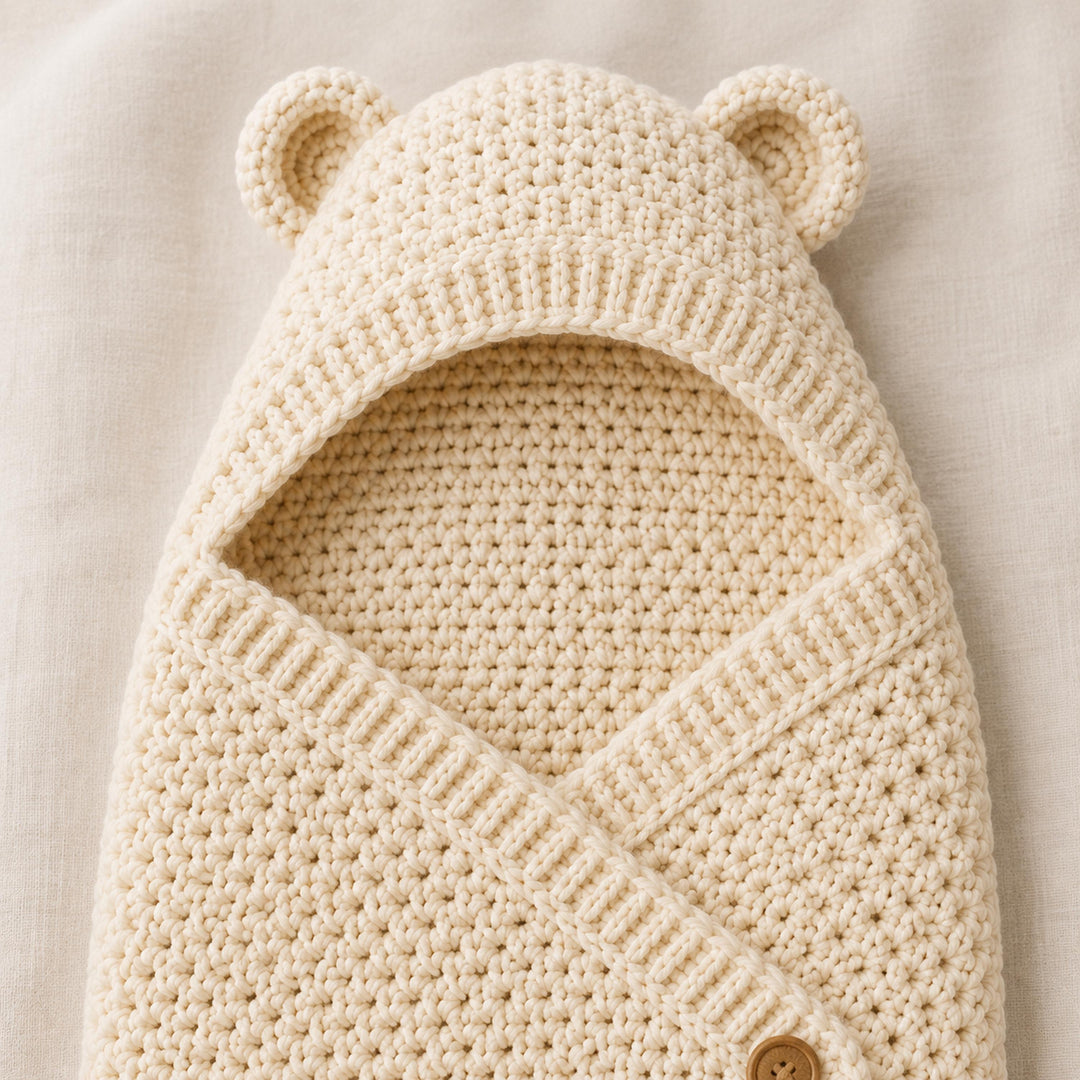 Hooded Bear Cocoon Crochet Pattern