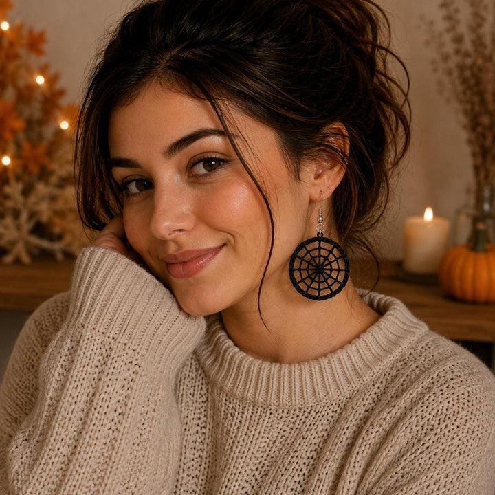 6 in 1 Halloween Earrings Crochet Pattern
