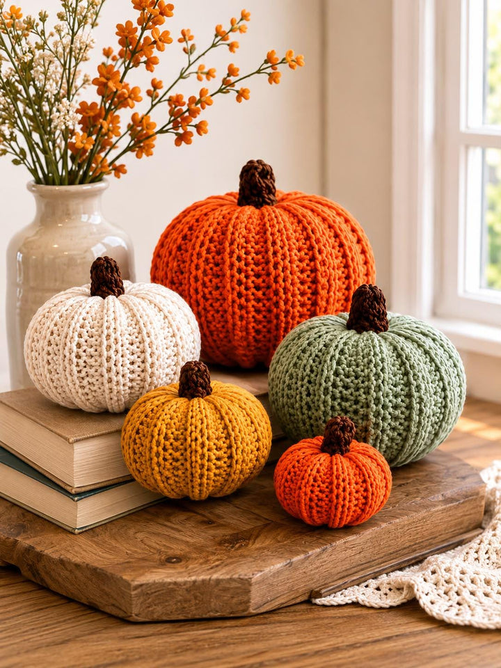 Crochet Pumpkin Pattern 5 Sizes