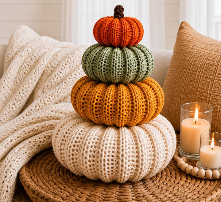 Crochet Pumpkin Pattern 5 Sizes