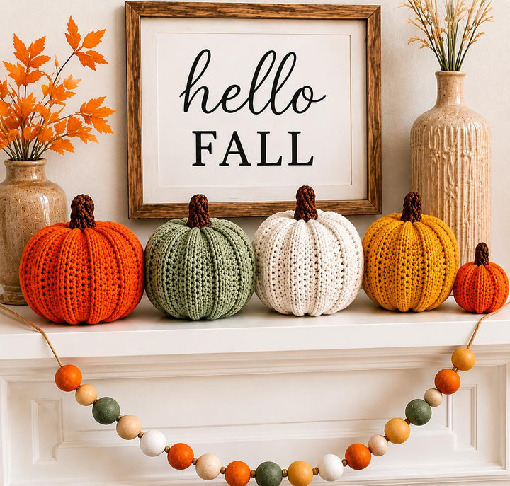 Crochet Pumpkin Pattern 5 Sizes