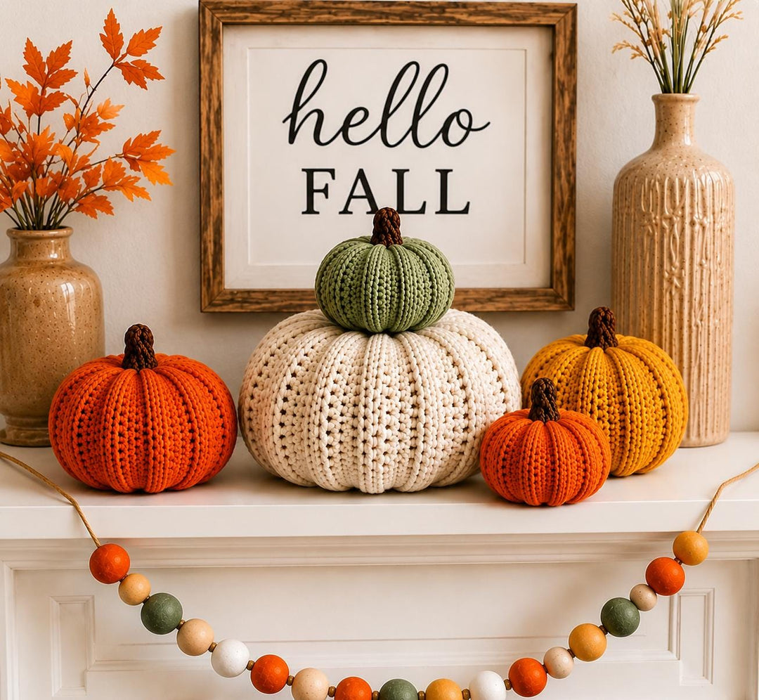 Crochet Pumpkin Pattern 5 Sizes