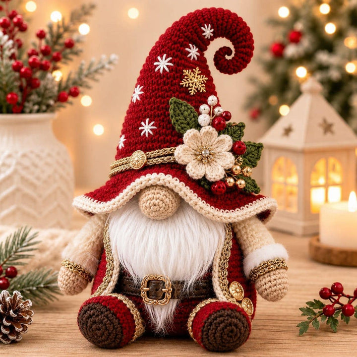Santa Gnome Amigurumi Crochet Pattern V2