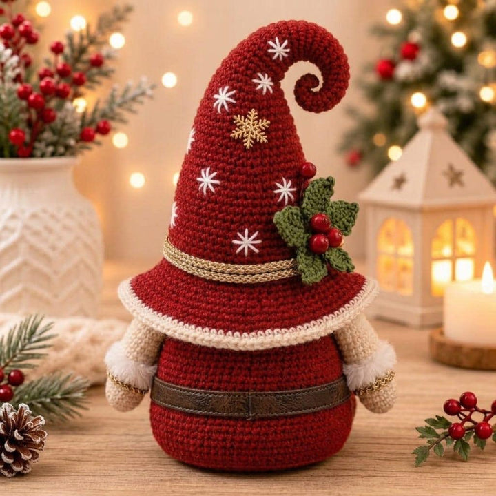 Santa Gnome Amigurumi Crochet Pattern V2