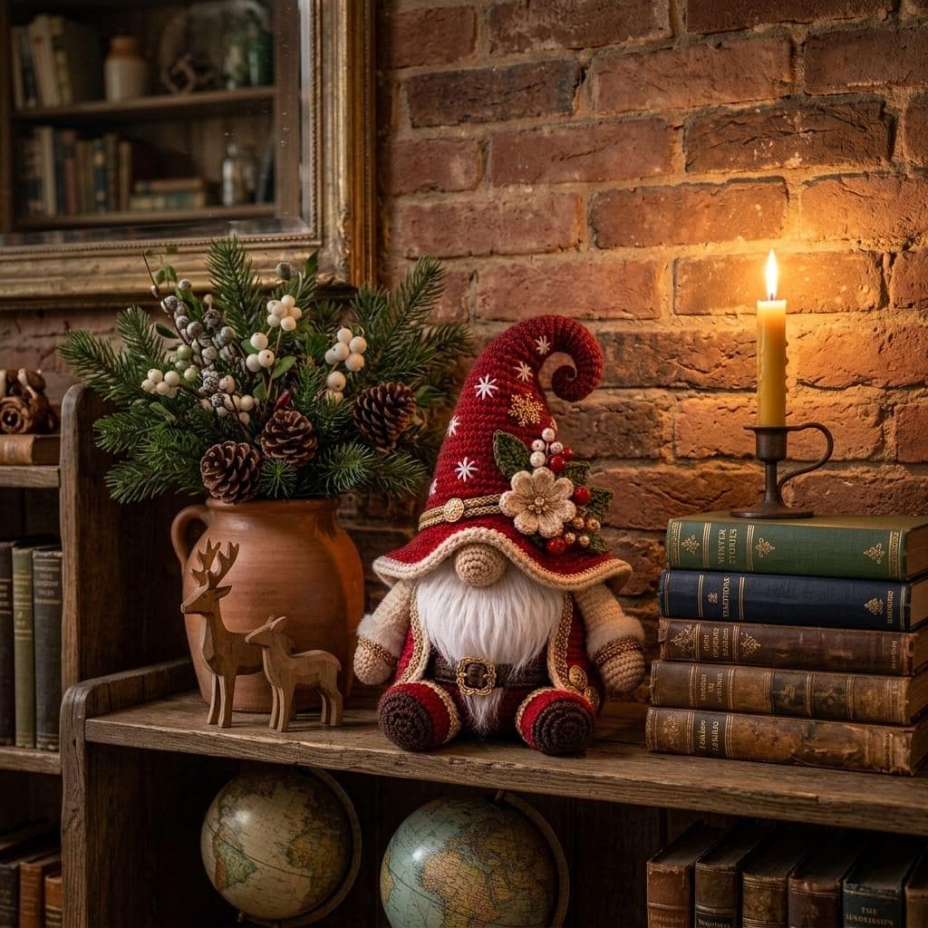 Santa Gnome Amigurumi Crochet Pattern V2