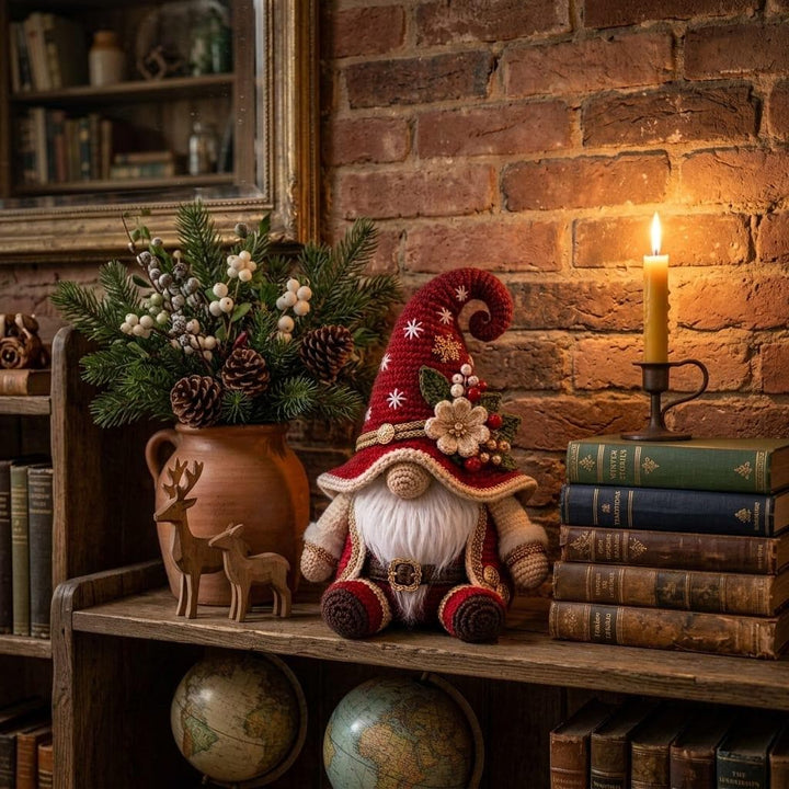 Santa Gnome Amigurumi Crochet Pattern V2