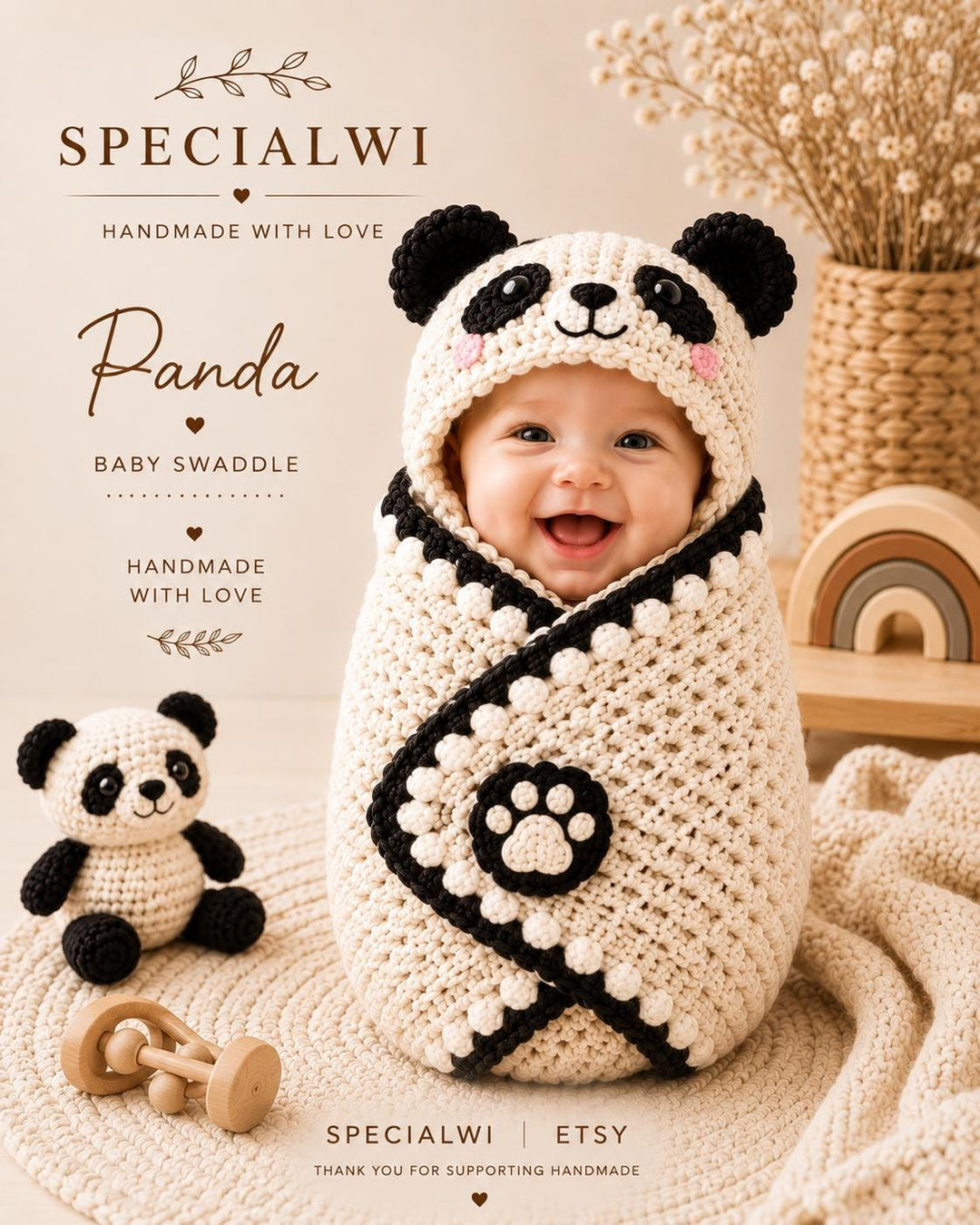 11 in 1 Woodland Animal Cocoon Crochet Pattern