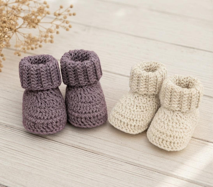 7 in 1 Baby Booties Crochet Pattern