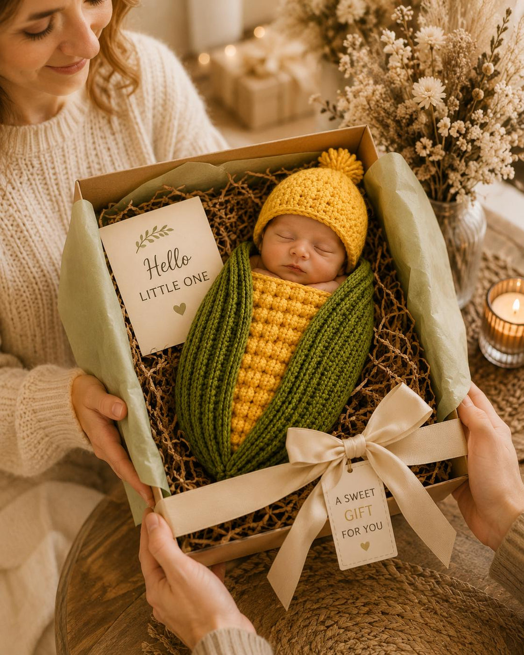 4 in 1 Fall Baby Cocoon Crochet Pattern