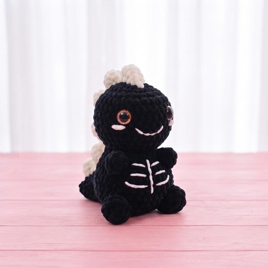 8-in-1 Halloween Dinosaur Pattern