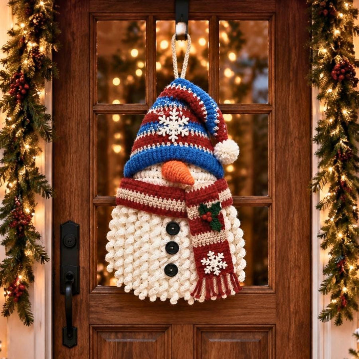 3 in 1 Christmas Gnome Door Hanger Crochet Pattern