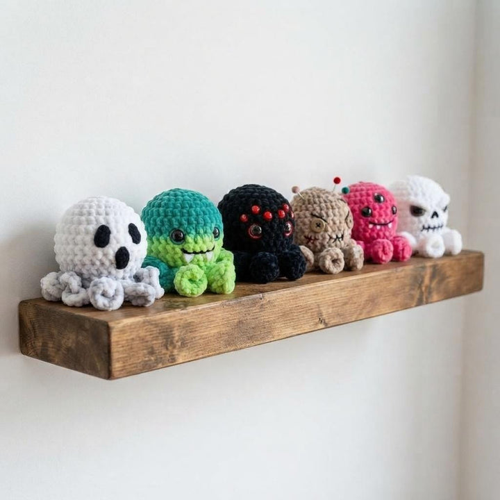 6 in 1 Halloween Octopus Amigurumi Crochet Pattern