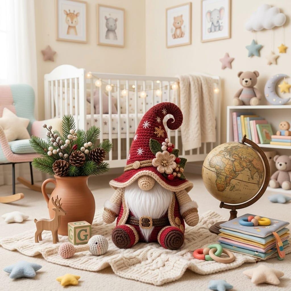 Santa Gnome Amigurumi Crochet Pattern V2