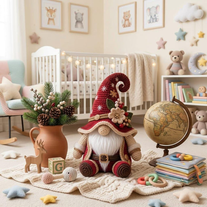 Santa Gnome Amigurumi Crochet Pattern V2