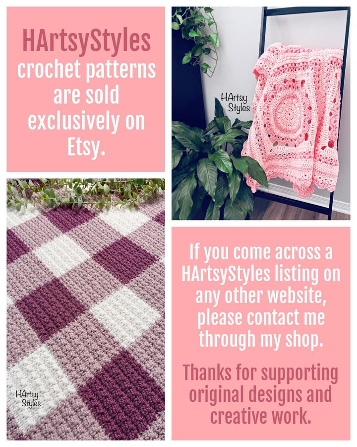 Chunky Boho Mandala Blanket Crochet Pattern