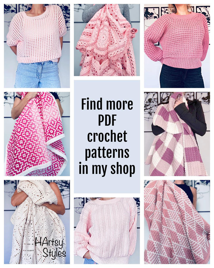 Chunky Boho Mandala Blanket Crochet Pattern