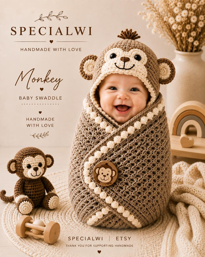 11 in 1 Woodland Animal Cocoon Crochet Pattern