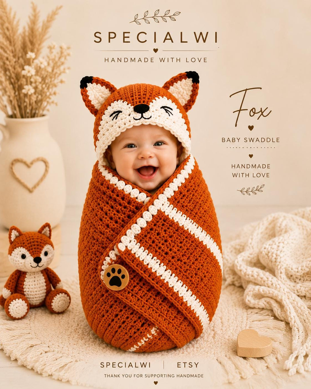 11 in 1 Woodland Animal Cocoon Crochet Pattern