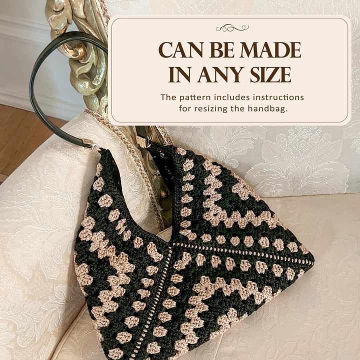 Beginner Granny Square Tote Bag Crochet Pattern