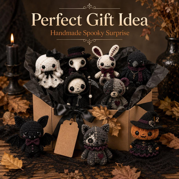 9 in 1 Gothic Voodoo Amigurumi Crochet Pattern