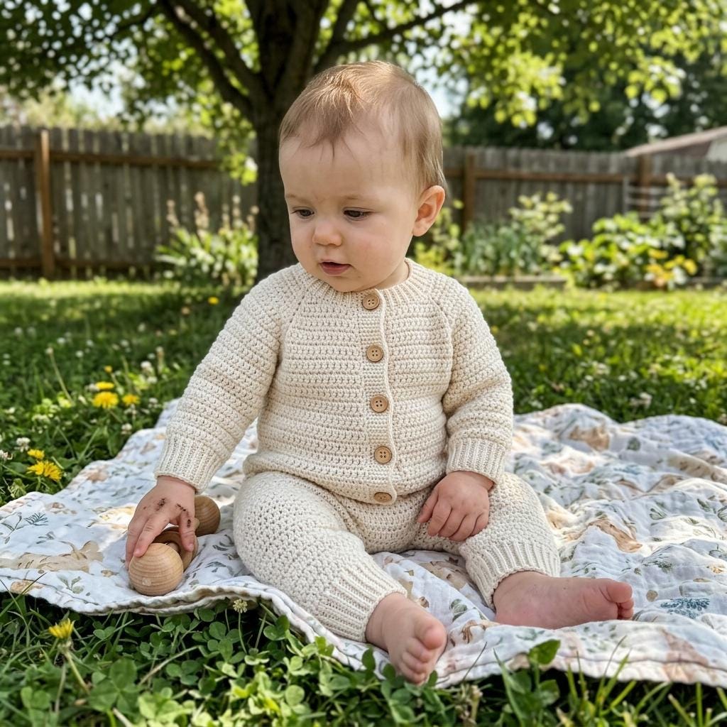 Easy Baby Romper Crochet Pattern