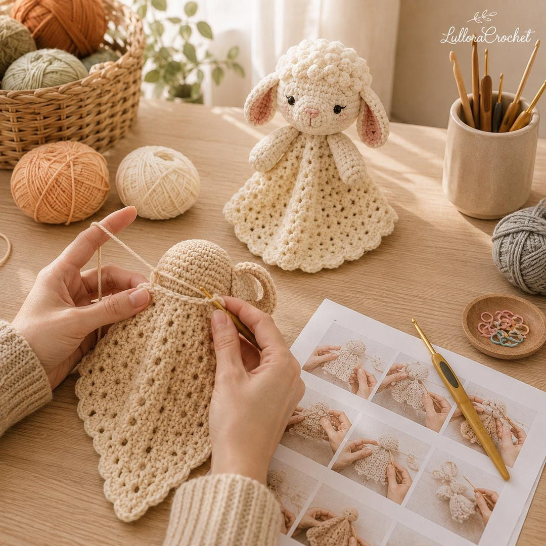 8 in 1 Animal Lovey Crochet Pattern