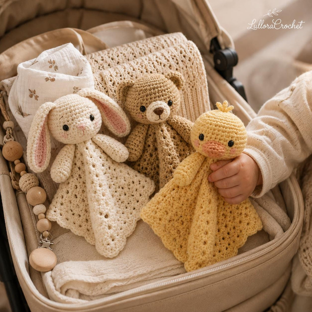 8 in 1 Animal Lovey Crochet Pattern