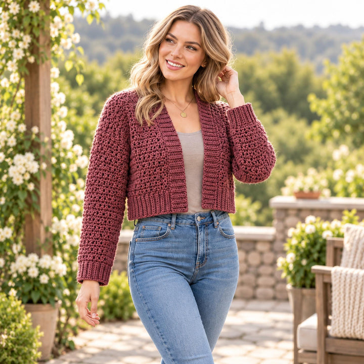 Beginner 36 Style Cardigan Crochet Pattern