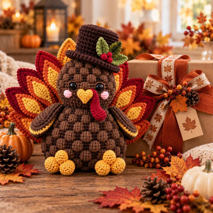 Festive Thanksgiving Turkey Crochet Pattern